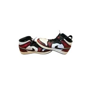 Nike Air Jordan 1 Mid 'Wear-Away Chicago' Size 8.0 Men's/ 9.5 Women's Authentic